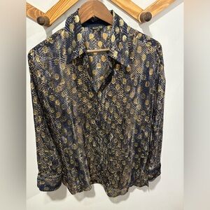 🌟 MASSIMO DUTTI🌟 Mulberry Silk Blend Blouse